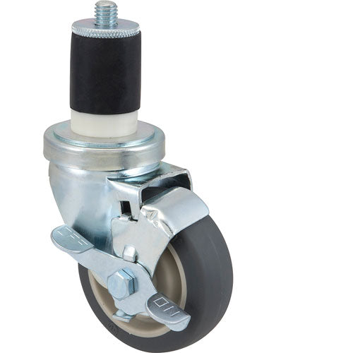 C23-2436 Component Hardware - Gray Stem Caster with Brake C23-2436 Component Hardware - Gray Stem Caster with Brake